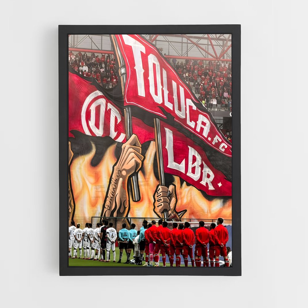 ap-deportivo toluca fc-3 cadre Noir
