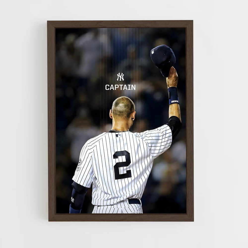 ap-derek jeter-2 cadre Bois foncé