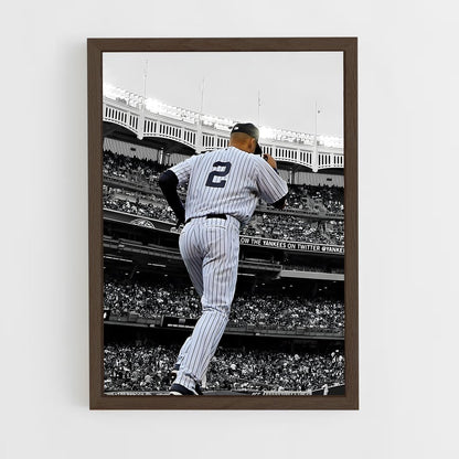 ap-derek jeter-3 cadre Bois foncé