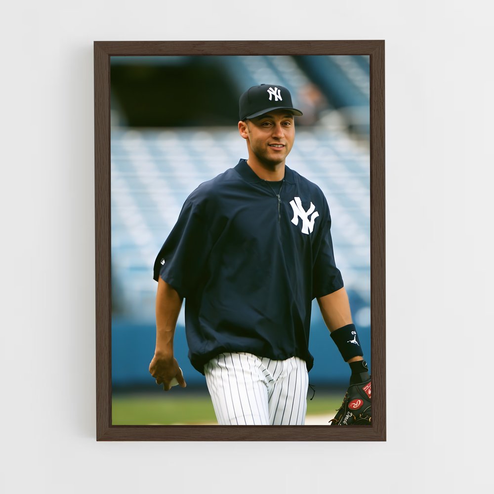 ap-derek jeter-5 cadre Bois foncé