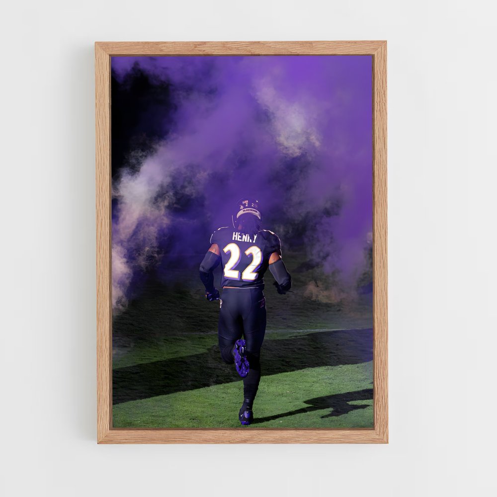 ap-derrick henry-1 cadre Bois clair