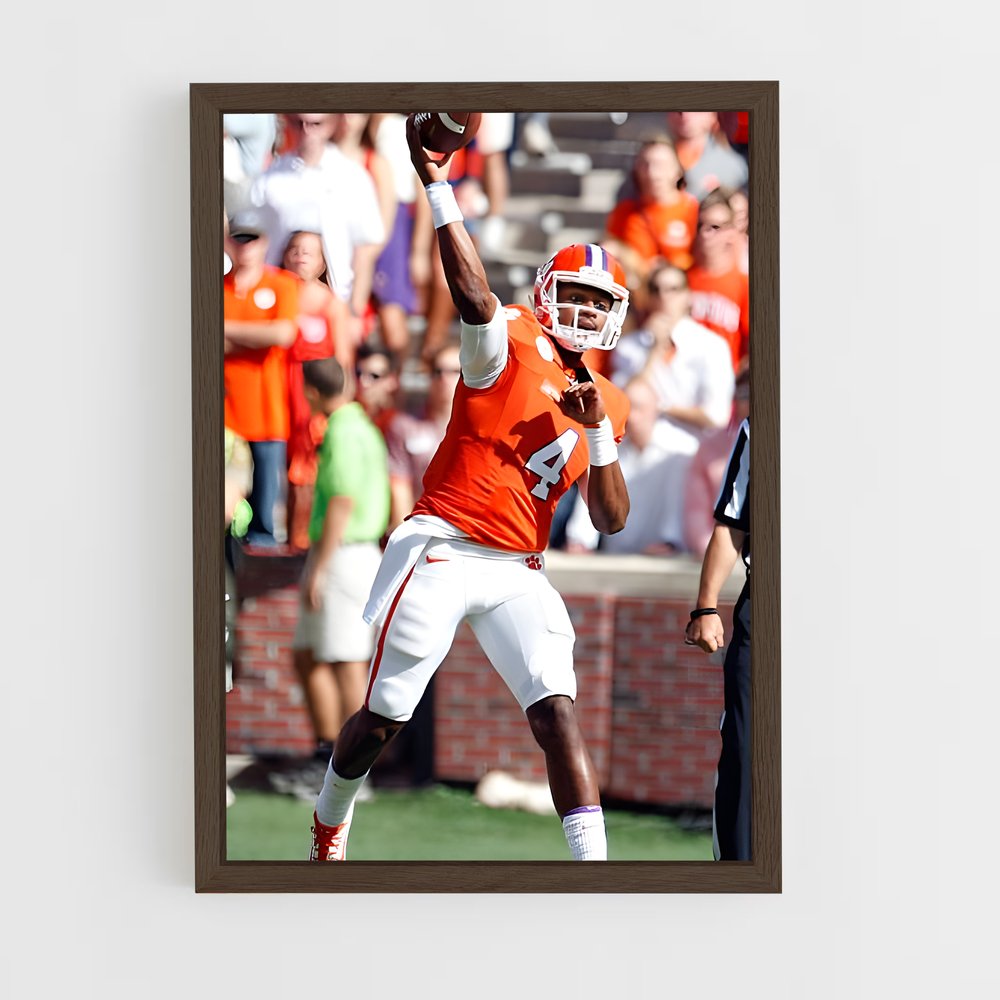 ap-deshaun watson-6 cadre Bois foncé