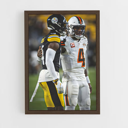 ap-deshaun watson-7 cadre Bois foncé