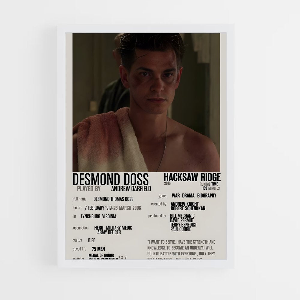ap-desmond doss-3 cadre Blanc