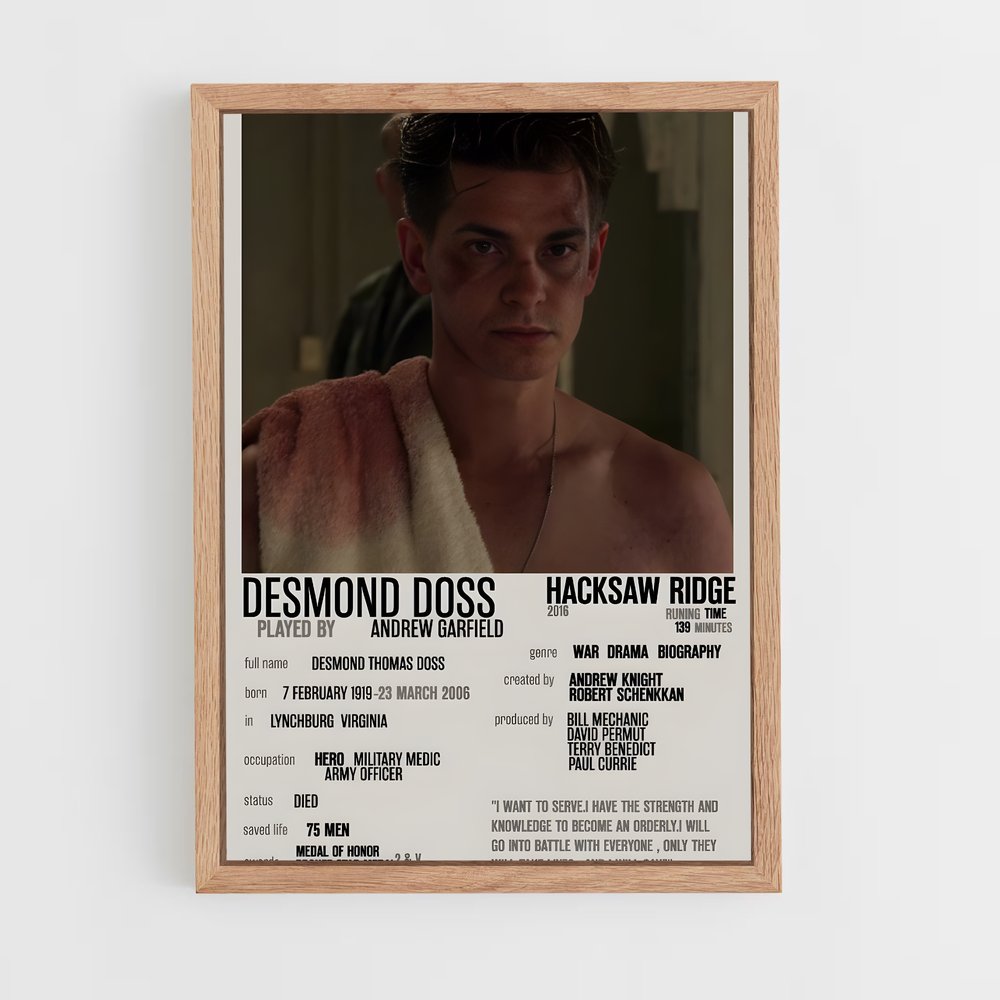 ap-desmond doss-3 cadre Bois clair