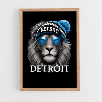 ap-detroit lions-3 cadre Bois clair
