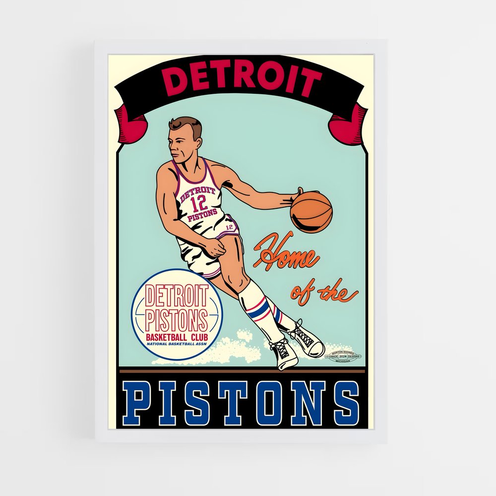 ap-detroit pistons-6 cadre Blanc