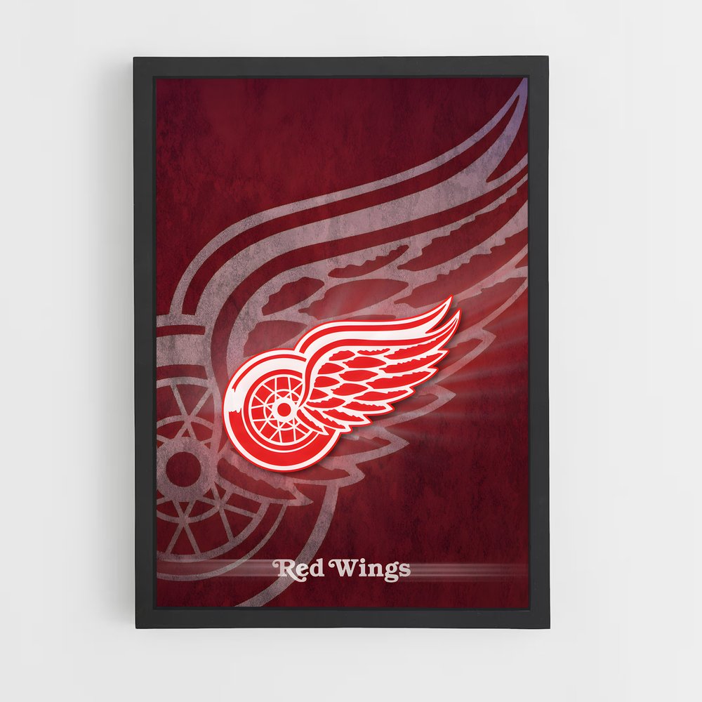 ap-detroit red wings-4 cadre Noir