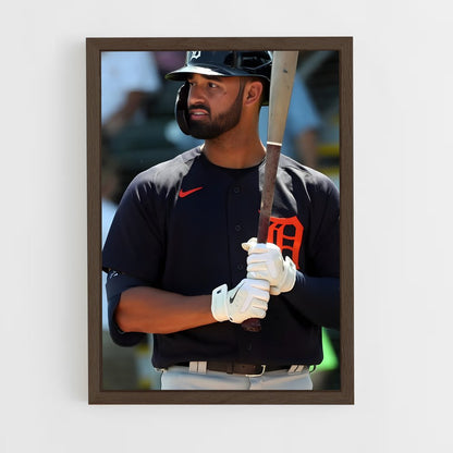 ap-detroit tigers-3 cadre Bois foncé
