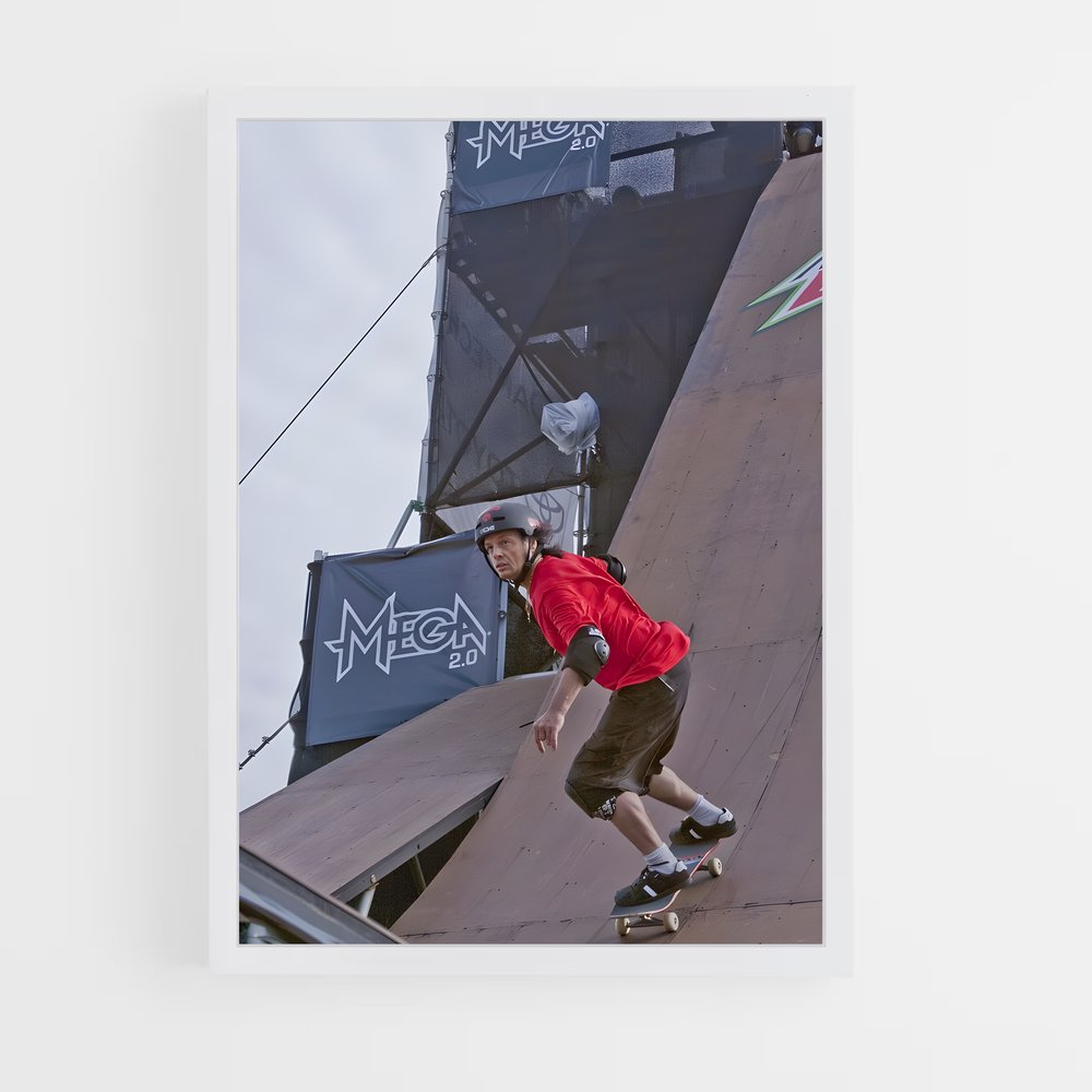 ap-dew tour skateboard-2 cadre Blanc