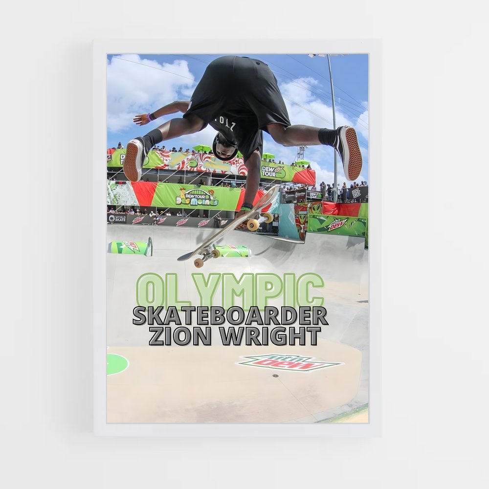 ap-dew tour skateboard-3 cadre Blanc