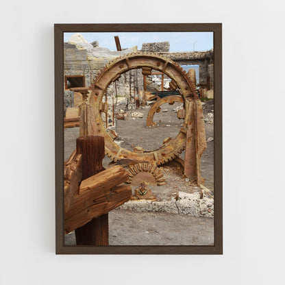 ap-diamond mining-5 cadre Bois foncé