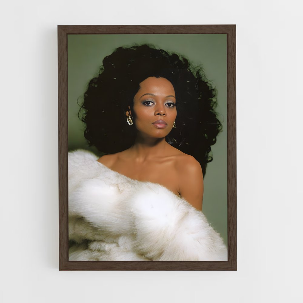 ap-diana ross-1 cadre Bois foncé