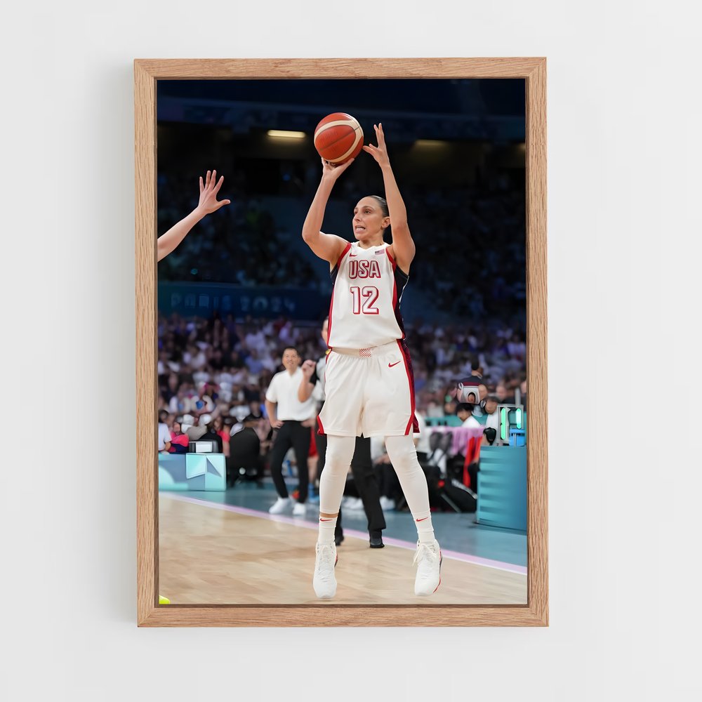 ap-diana taurasi-3 cadre Bois clair