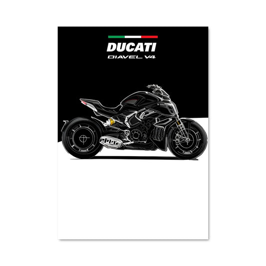 Poster Diavel en Plein Vol