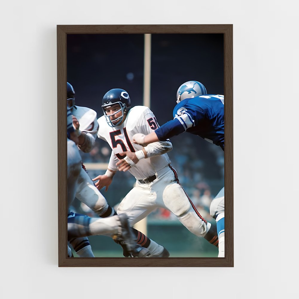 ap-dick butkus-7 cadre Bois foncé