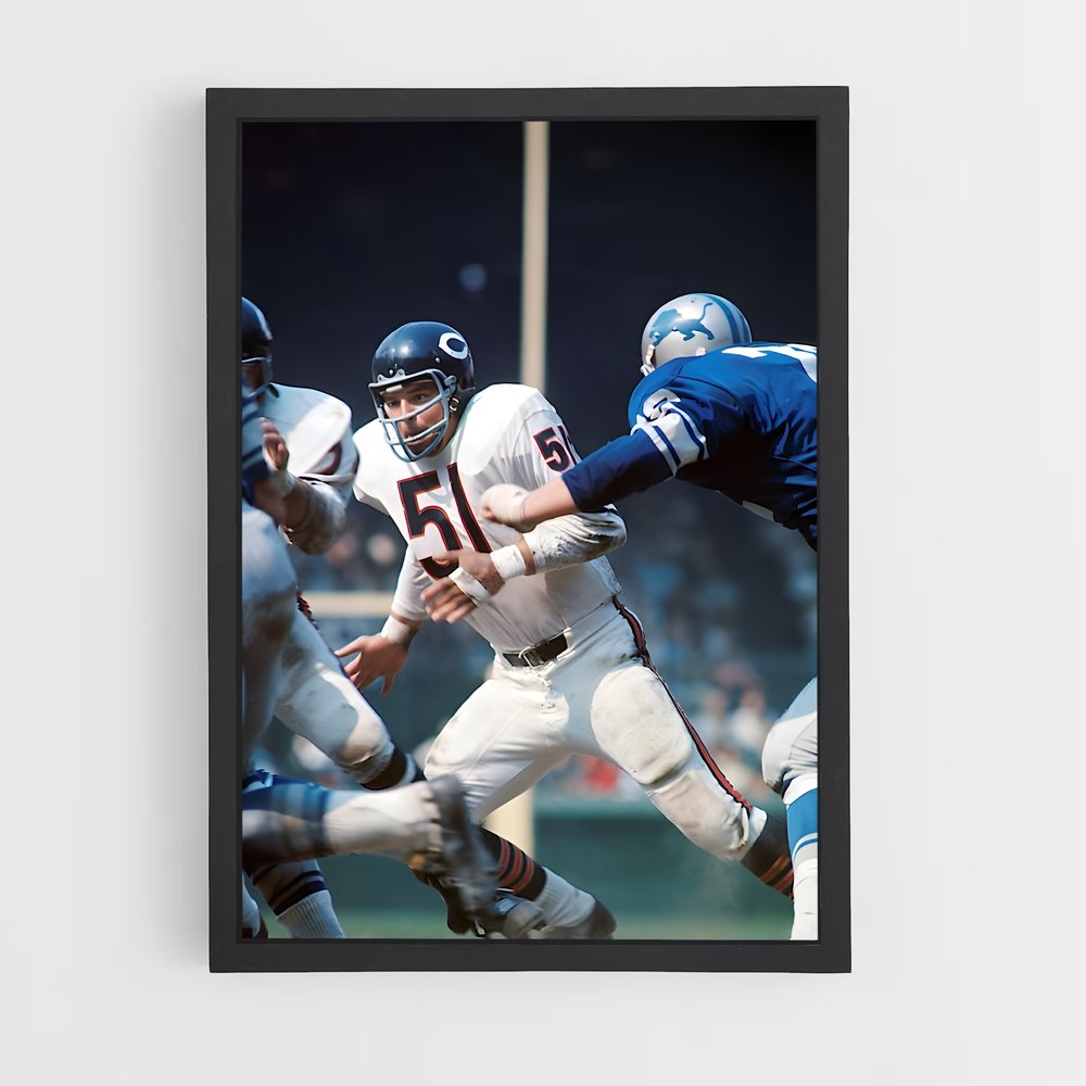 ap-dick butkus-7 cadre Noir