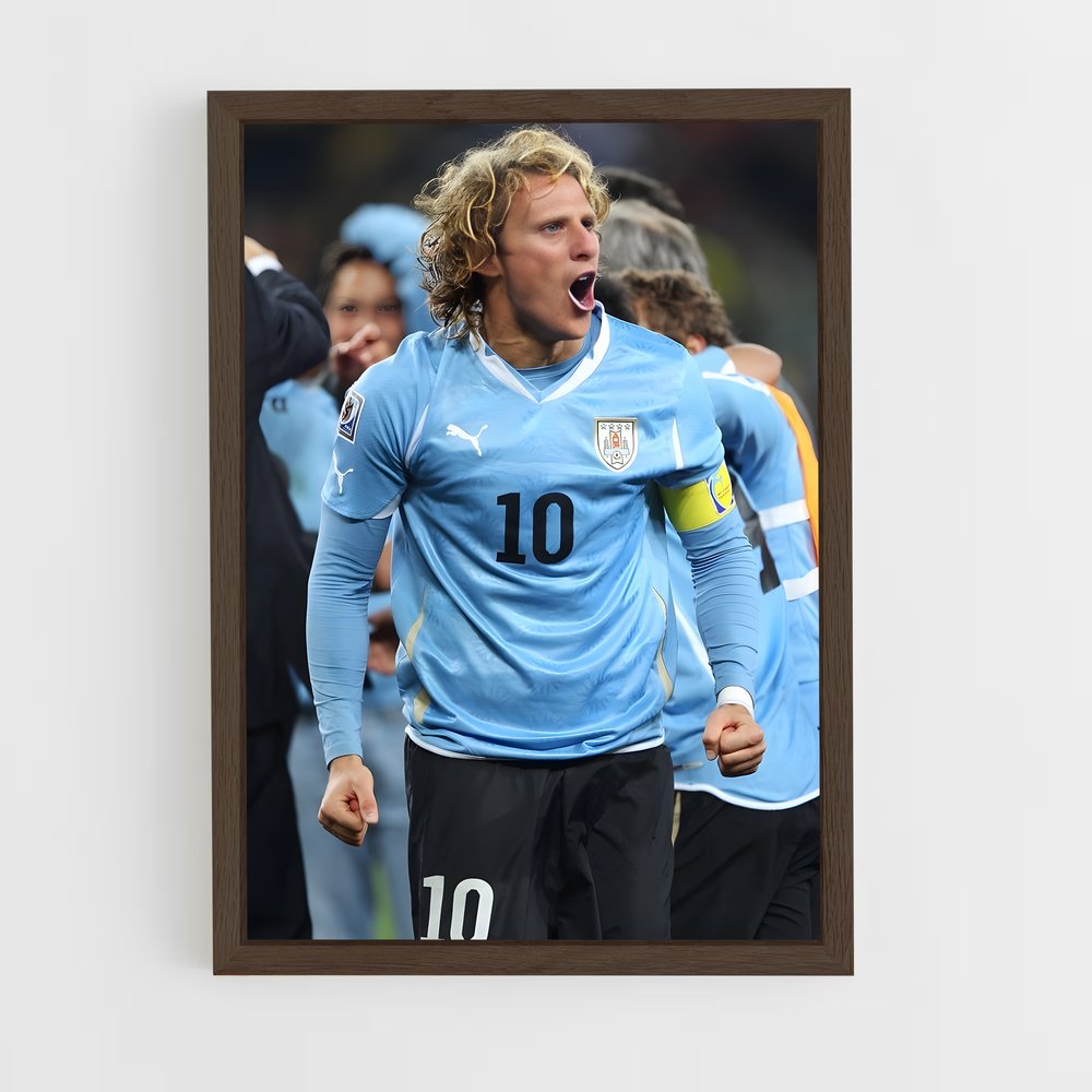 ap-diego forlan-1 cadre Bois foncé