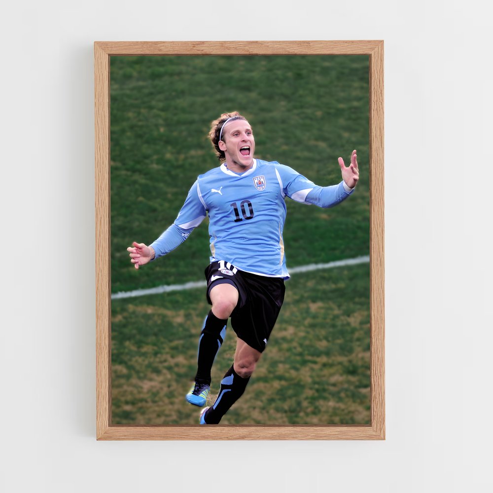 ap-diego forlan-10 cadre Bois clair