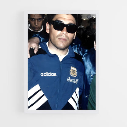 ap-diego maradona-7 cadre Blanc