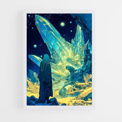 ap-digital space art-3 cadre Blanc