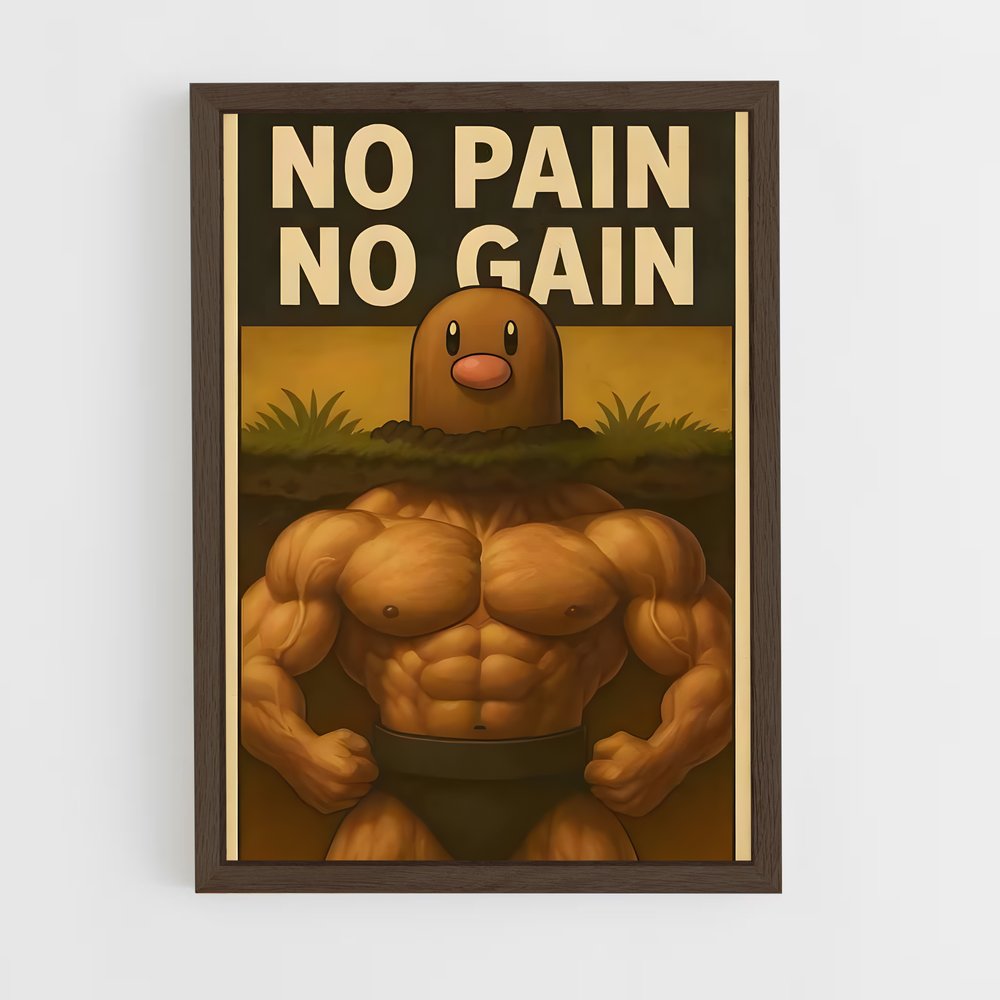 ap-diglett-1 cadre Bois foncé