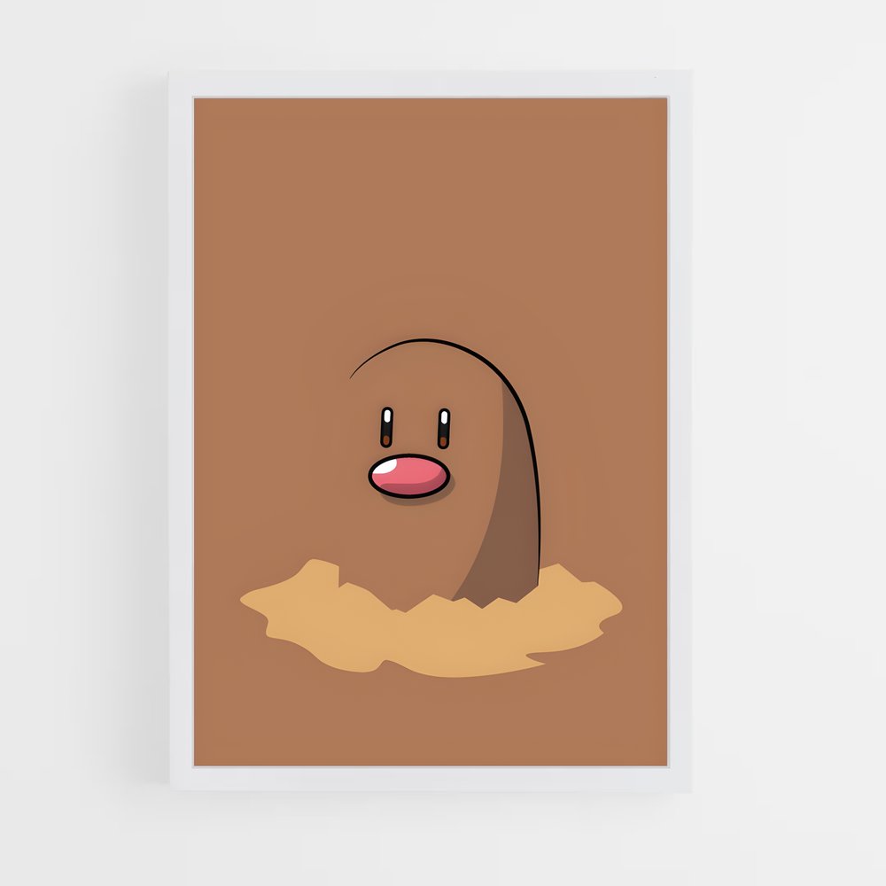 ap-diglett-2 cadre Blanc