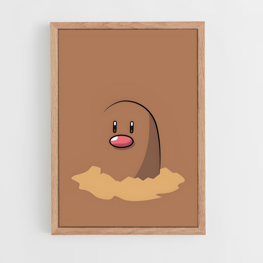 ap-diglett-2 cadre Bois clair