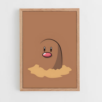 ap-diglett-2 cadre Bois clair