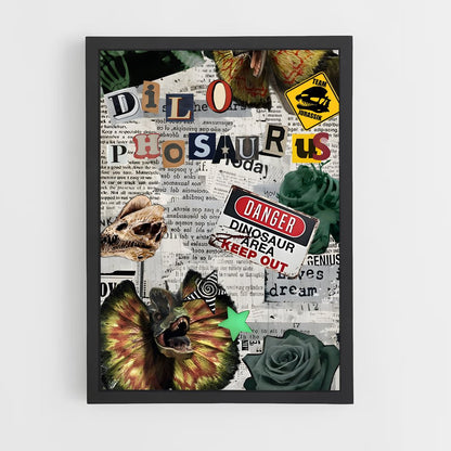 ap-dilophosaurus-1 cadre Noir