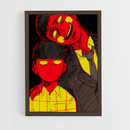 ap-dimple mob psycho-1 cadre Bois foncé