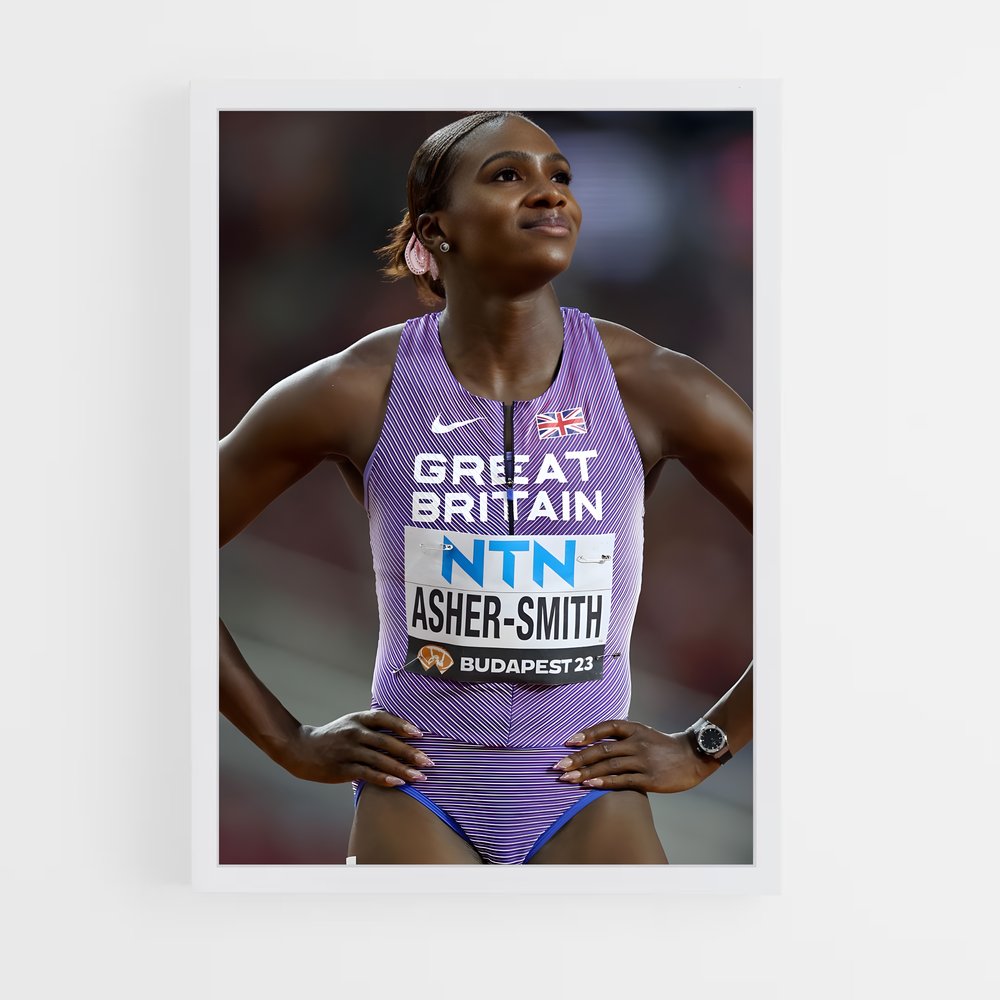 ap-dina asher-smith-1 cadre Blanc
