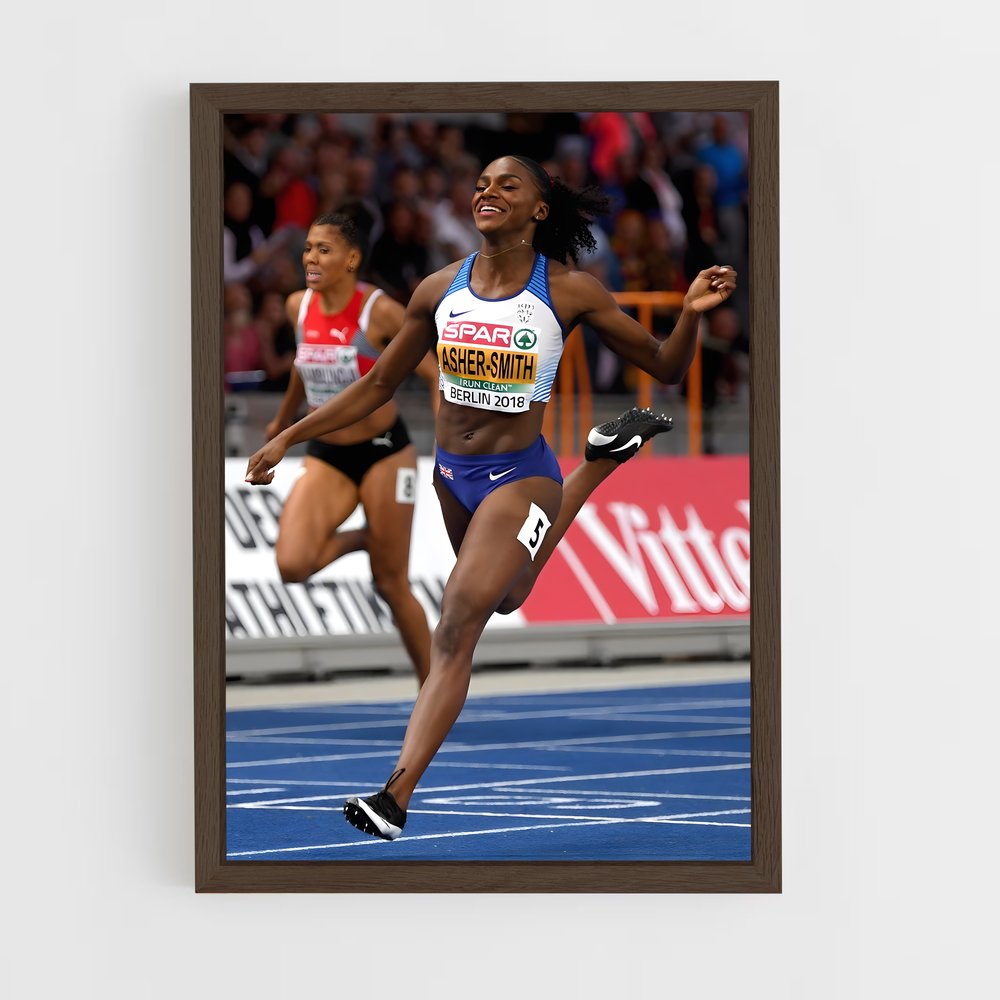 ap-dina asher-smith-2 cadre Bois foncé