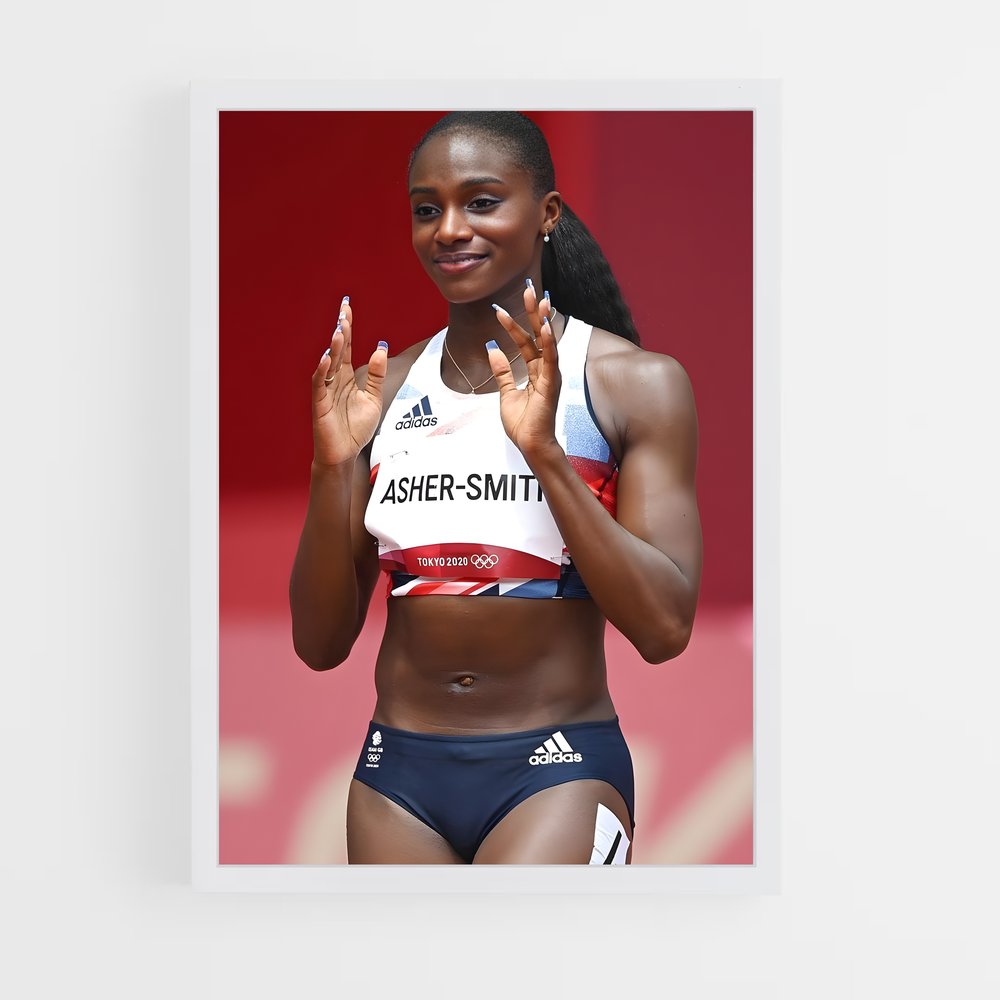 ap-dina asher-smith-4 cadre Blanc