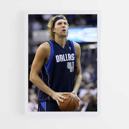ap-dirk nowitzki-10 cadre Blanc