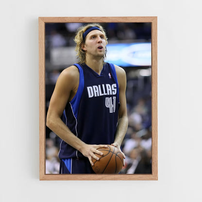 ap-dirk nowitzki-10 cadre Bois clair