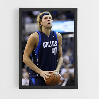 ap-dirk nowitzki-10 cadre Noir