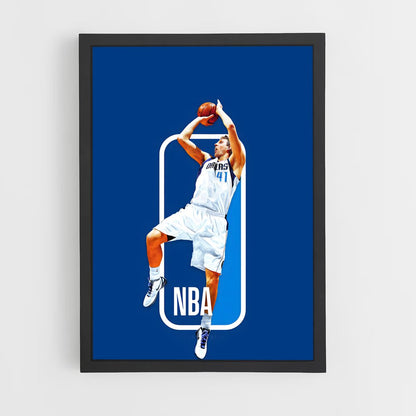ap-dirk nowitzki-11 cadre Noir