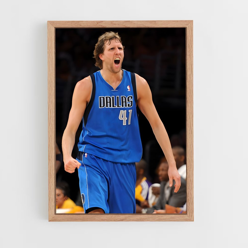ap-dirk nowitzki-4 cadre Bois clair