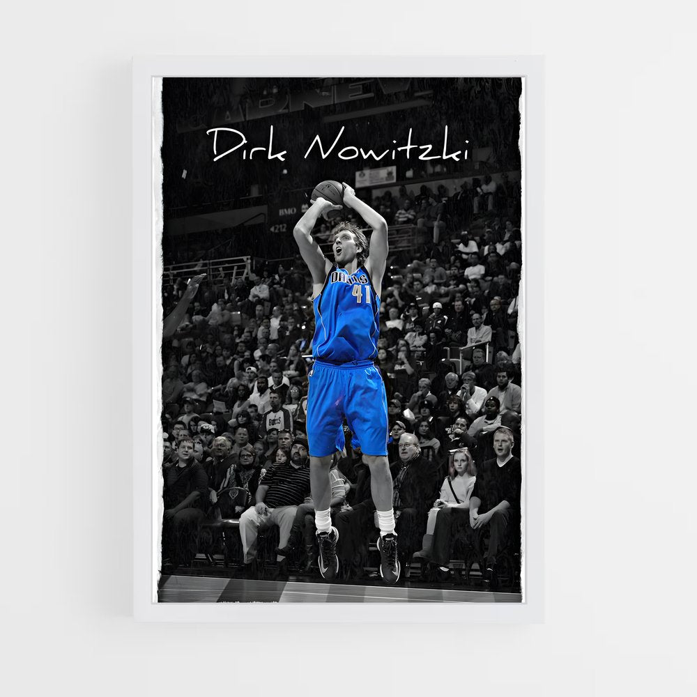 ap-dirk nowitzki-5 cadre Blanc