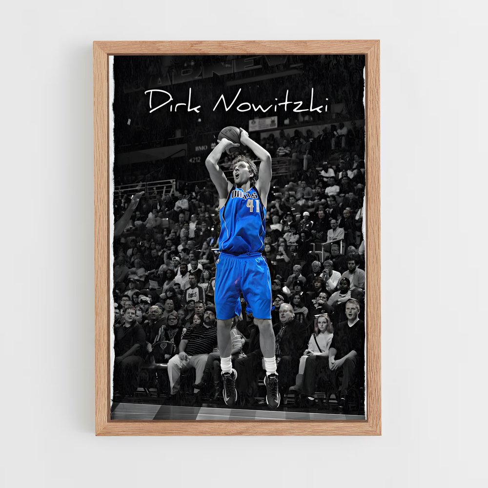 ap-dirk nowitzki-5 cadre Bois clair