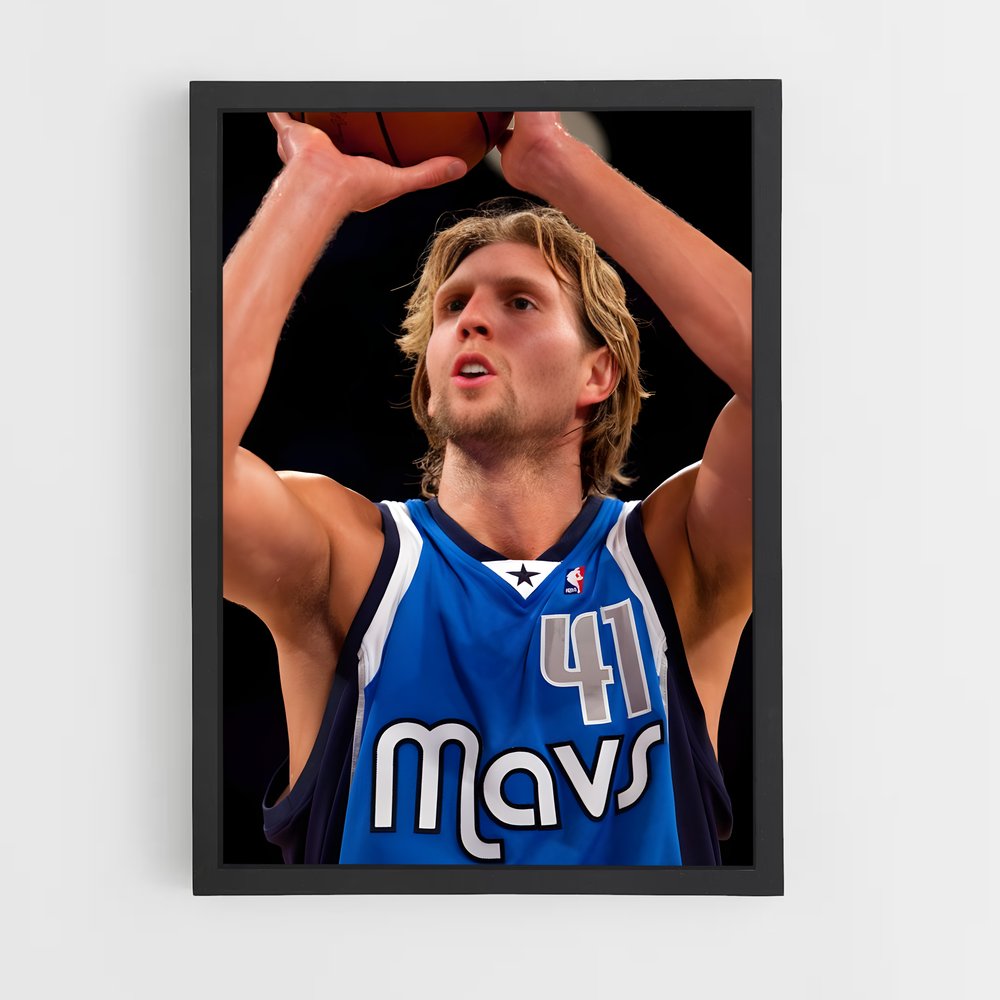 ap-dirk nowitzki-6 cadre Noir