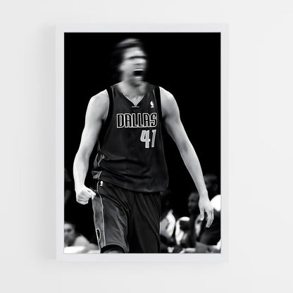 ap-dirk nowitzki-7 cadre Blanc