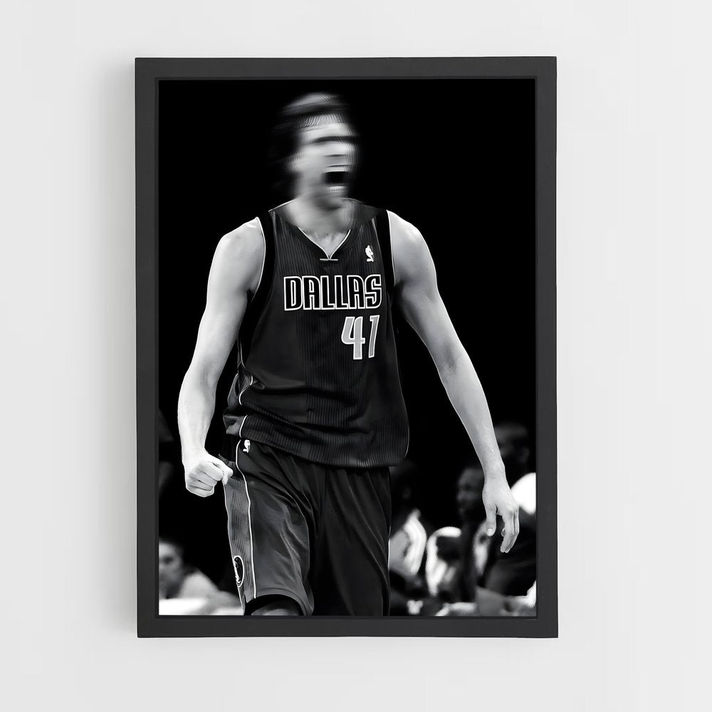 ap-dirk nowitzki-7 cadre Noir