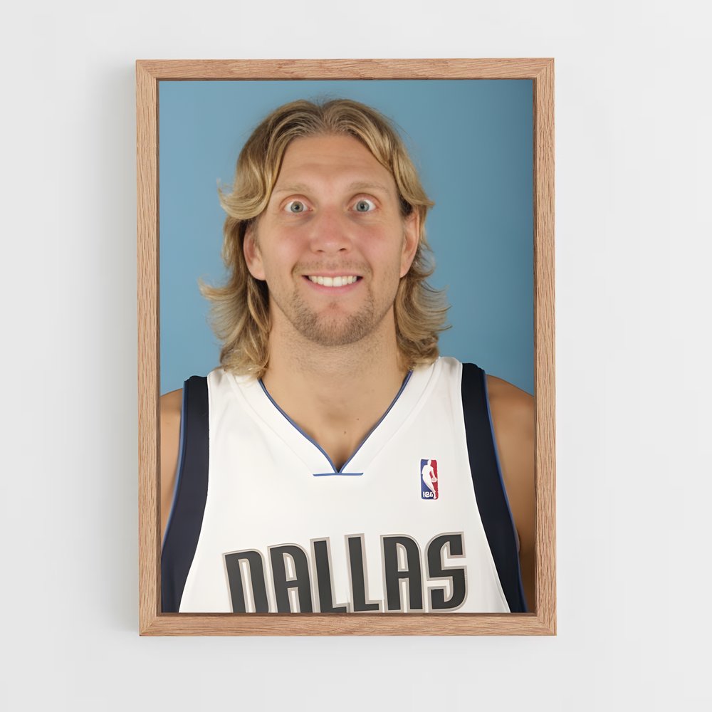 ap-dirk nowitzki-8 cadre Bois clair