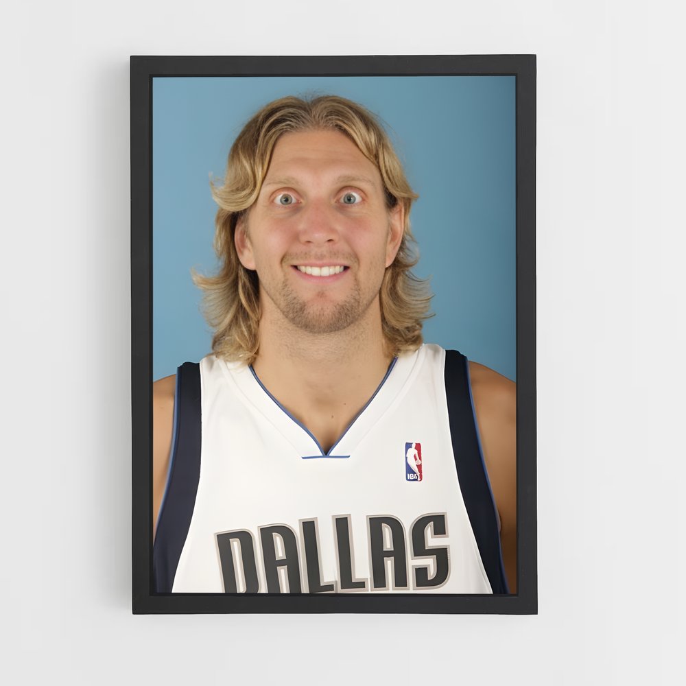 ap-dirk nowitzki-8 cadre Noir
