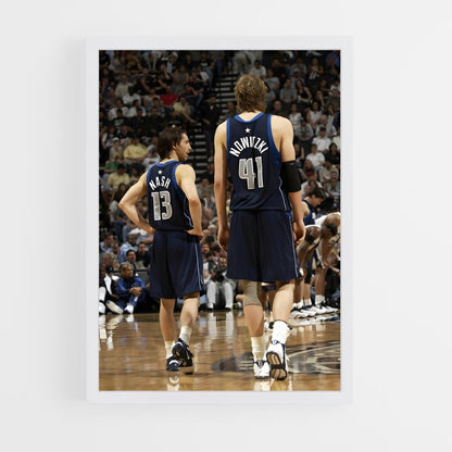 ap-dirk nowitzki-9 cadre Blanc