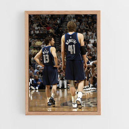 ap-dirk nowitzki-9 cadre Bois clair