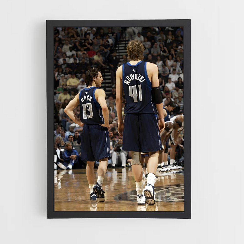 ap-dirk nowitzki-9 cadre Noir