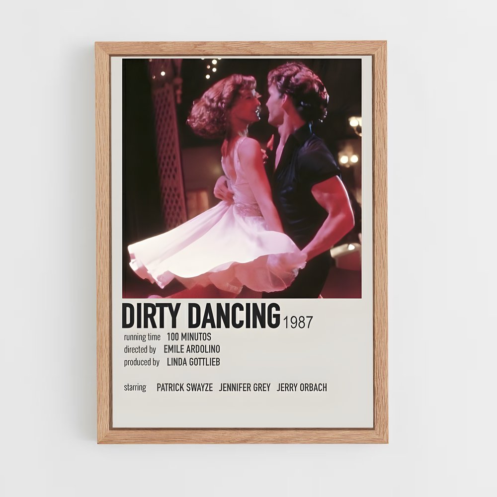 ap-dirty dancing-2 cadre Bois clair
